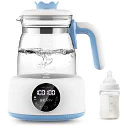 Aquecedor de Água 1,2 L para Mamadeiras de Fórmula até 72H, 110V, Sejoy, Azul