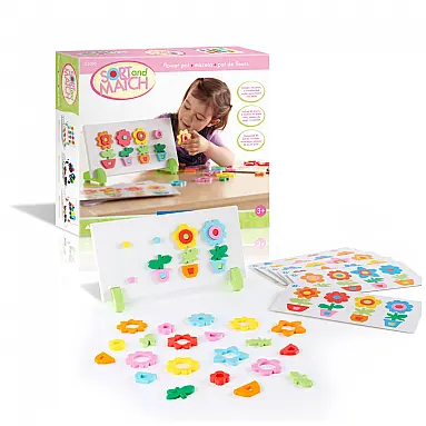 Jogo magnético Flower Pot Sort