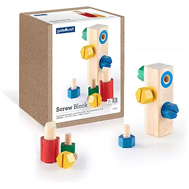Brinquedo de encaixe Screw Block