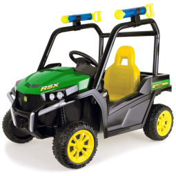 Carro, Carrinho Elétrico Infantil a Bateria 6V 1 Assento com 2 Velocidades para Crianças de 3 a 8 Anos, JOHN DEERE 46402, Verde
