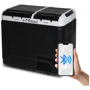 Geladeira Portátil 60L com Controle de APP WiFi 4 F 68 F, 12 24 V DC 100 240 V AC, CARSTY, Preto