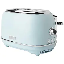Heritage Torradeira Elétrica de 2 Fatias com 6 Níveis de Tostagem, 900W, Turquesa, turquesa, turquesa, 110v, HADEN 75027, Azul turquesa