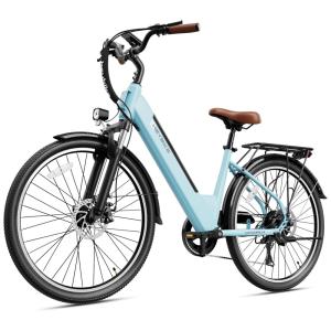 Bicicleta Elétrica Heybike Cityscape 2.0, 500W Motor de Pico 1000W, 80 km de Alcance, 38 km/h, Bateria Removível 468Wh, Rodas 26"