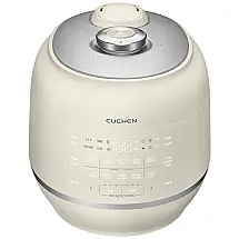 Panela de Arroz 1L com Aquecimento por Indução e Limpeza Automática a Vapor, Cuchen CRT RPK0641MUS, Cinza e Preto