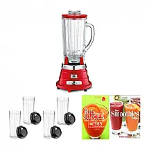Liquidificador Cuisinart Clássico Com Jarra de Vidro 1,1 Litros 4 Copos de Viagem