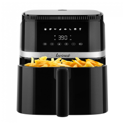 Air Fryer 5L com 8 Funções de Cozimento, Painel Digital, Cesto Antiaderente e Lavável na Máquina de Lavar Louça, 110V 1500W, Larinest AF501