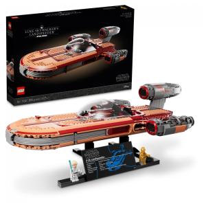 LEGO Star Wars Luke Skywalkers Landspeeder 75341 Collectible Building Display Set for Adult Fans of Star Wars 1,890 Pieces