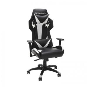 Cadeira de jogos estilo corrida, branca, RESPAWN RSP 205 WHT