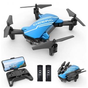 Drone DEERC D20 Mini com Câmera HD para Crianças, Brinquedo de Controle Remoto para Meninos e Meninas com Controle por Voz