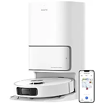 Aspirador de Pó Robô com Conexão via APP WI FI e Auto Carregamento, 110V, Dreametech L10, Branco