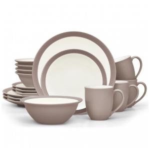 Aparelho de Jantar para Todas as Ocasiões, Elegância e Sofisticação para Sua Mesa com 16 Peças, Formato Redondo e Material de Cerâmica sem