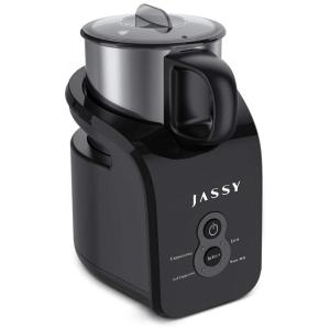 Espumador de Leite Elétrico 300 mL 4 em 1 com Modo Automático, 110, JASSY, Preto