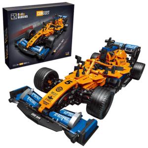 F1 Kit de Construção do Carro de Corrida, 1.248 Peças, GEVINST, Azul