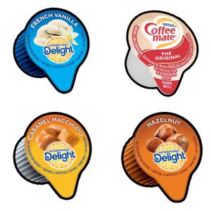Creme para Café, Cápsulas Líquidas com Sabores Variados, 48 Unidades, Delight e Nestlé Coffe Matte