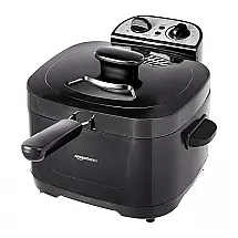 Fritadeira Elétrica 2 Litros de Capacidade, Aço Inoxidável, 110V 1500W, AMZ