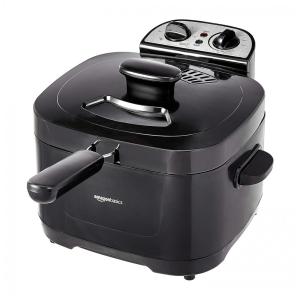 Fritadeira Elétrica 2 Litros de Capacidade, Aço Inoxidável, 110V 1500W, AMZ