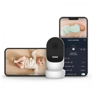 Baba Eletrônica, Monitor HD Zoom 4X com Visão Noturna, Owlet, Branco