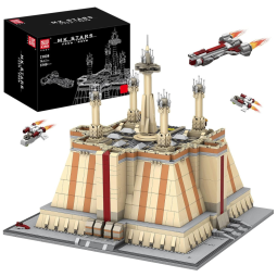 Kit de Construção O Templo Jedi das Guerras Clônicas para Adolescentes e Adultos, Mould King