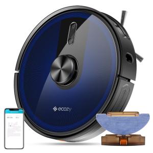 Aspirador de Pó Robô com Mapeamento Multinível, 110v, ECOZY RV LD200B, Azul