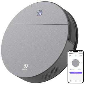 Aspirador de Pó Robô Life Inteligente e Automático 150 de Ação com Mapeamento e Controle por APP, 110v, OKP K4, Cinza