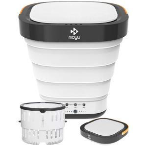 Mini Máquina de Lavar Portátil 0,8 Kg com Cesto de Drenagem, Bivolt, MOYU, Branca