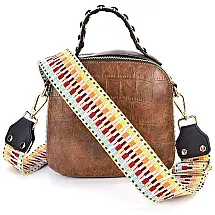 LIFEMATE Bolsa Feminina Transversal com Alça Ajustável, Bege