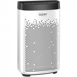 Purificador de Ar AIPER, Filtro HEPA, Até 46m, Branco, Preto 110V