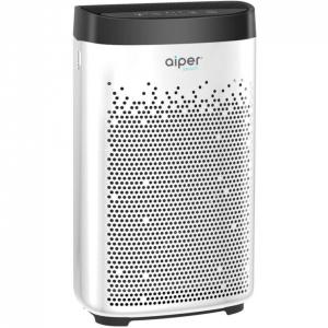 Purificador de Ar AIPER, Filtro HEPA, Até 46m, Branco, Preto 110V