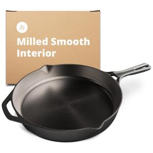 Greater Frigideira de Ferro Fundido Pre Preparada Antiaderente