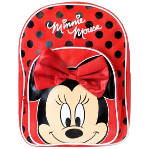 Mochila Escolar Infantil Loungefly Disney Minnie Mouse para Crianças a Partir de 3 Anos, Preta