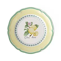 Prato para Salada de 20 cm, Elegância e Praticidade em Sua Mesa com Formato Redondo e Material de Porcelana, Villeroy Boch, Amarelo