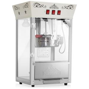 Pipoqueira Elétrica Faz até 10,8 kg de Pipoca com Panela de 226g e Copo Medidor, 110V 850W, Olde Midway, Creme