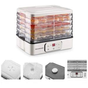 Desidratador de Alimentos, 5 Bandejas, e Transparente, 110v, WESOKY, Branco