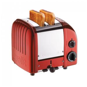 Torradeira Elétrica 2 Fatias com 3 Níveis de Tostagem, 110v, DUALIT 27171, Vermelho