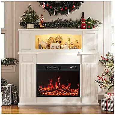 Lareira Elétrica BOSSIN 110x108cm 1500W
