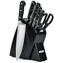 Conjunto de Facas Wusthof Classic 8901 1BL , Aço Inoxidável, 7 Peças, Preto