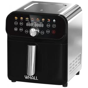 Fritadeira Elétrica Airfryer 12 em 1, 5,4L com Tela Digital LED, 17 Funções Predefinidas e Desligamento Automático, 110V 1600W, WHALL