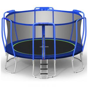 Cama Elástica para Crianças, até 192 kg, Tamanho 4,6 Metros, Zupapa, Azul