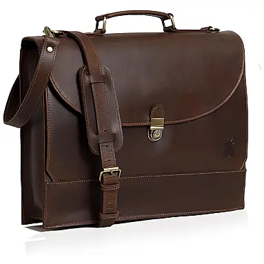 Bolsa Carteiro Masculina de Couro