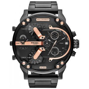 Relógio Masculino Mr Daddy Cronógrafo de Quartzo, DIESEL DZ7312, Preto