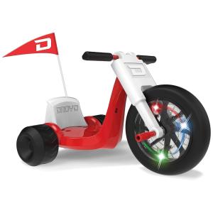 Triciclo Infantil com Controle de Velocidade dos Pais, Assento Ajustável, Luzes LED Multicoloridas e a Bateria de Íon de Lítio 24V