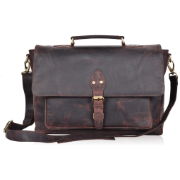 Clifton Heritage Bolsa, Pasta de Couro para Laptop Vintage Unissex