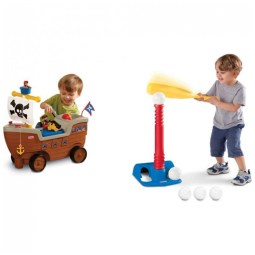 Barco Interativo com Kit de Beisebol para Crianças de 2 a 6 Anos, Little Tikes