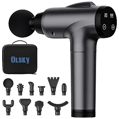 OLsky Massageador Pistola Elétrico Profissional