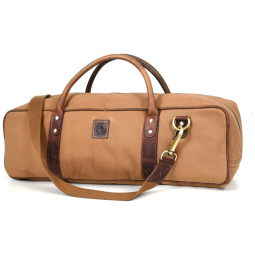 Aaron Leather Goods Estojo, Bolsa de Couro para Facas com 20 Slots, Facas não Incluídas, Marrom