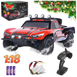 Caminhote de Controle Remoto p, Adultos Off Road 118 Escala Até 40 KM, H, Recarregável, Vermelho