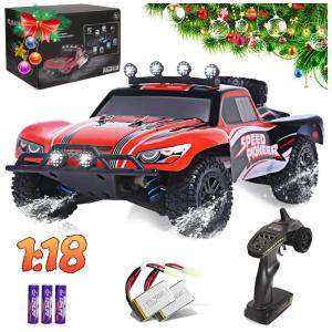 Caminhote de Controle Remoto p, Adultos Off Road 118 Escala Até 40 KM, H, Recarregável, Vermelho