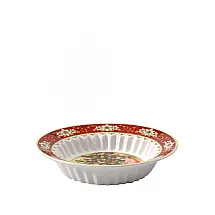 Bowl Tema de Natal com Estilo Clássico, Formato Redondo e Material Porcelana Premium, Villeroy & Boch, Branca e Vermelha