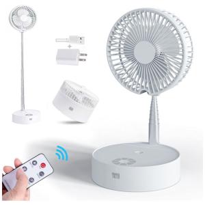 Ventilador de Mesa com 3 Velocidades e Carregamento USB, 110v, GHSJK, Branco