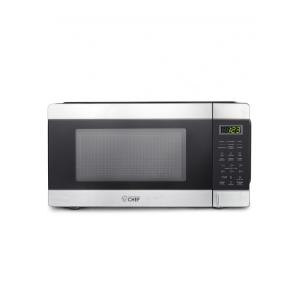Micro-ondas de Bancada Commercial CHEF, Preto com Acabamento em Aço Inoxidável